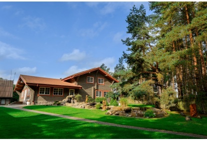 Romantic relaxation with sauna pleasures in the homestead Pas Rapolą