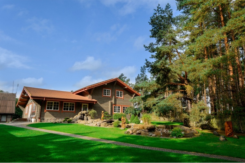 Romantic relaxation with sauna pleasures in the homestead Pas Rapolą