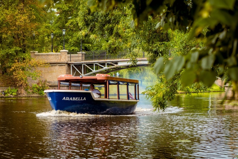 Journey "Old Riga Panorama" on boats on Riga's channel and Daugava river