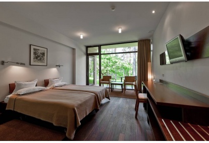 2 nights with breakfast, spa and dinner for two at Hotel "Belvilis" in Molėtai