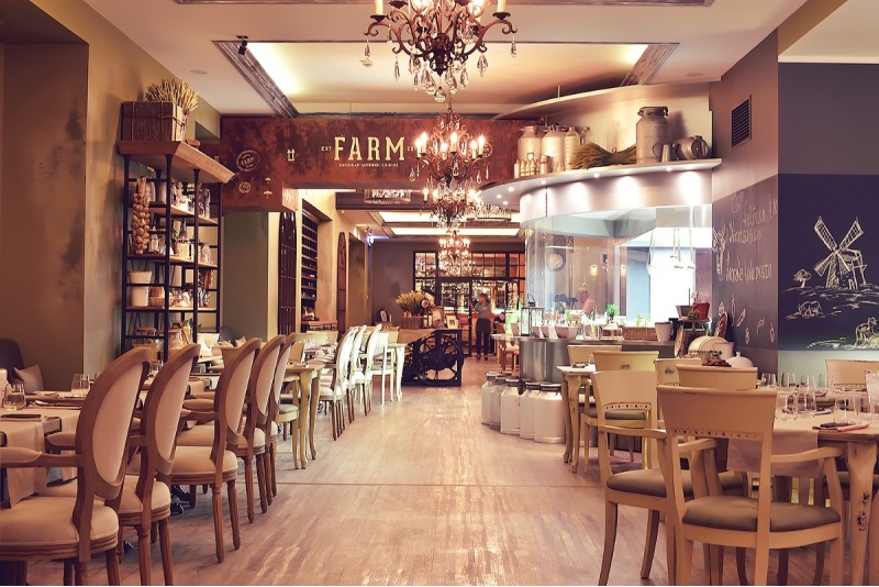 A culinary experience at the Farm restaurant
