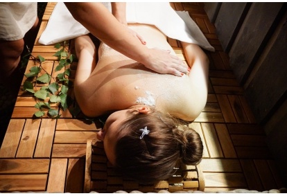 SPA ritual with a mud bath and a massage at the "ETNO-SPA" in Panevėžys