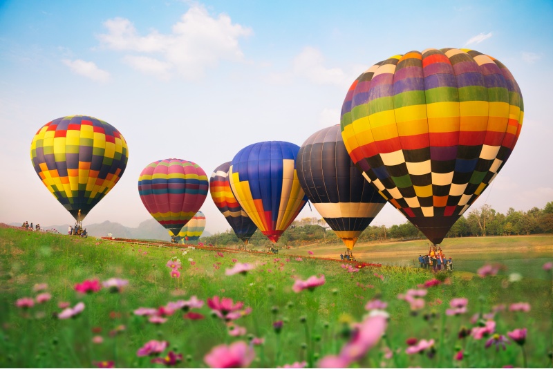 Hot air balloon flight in Helsinki - public flight