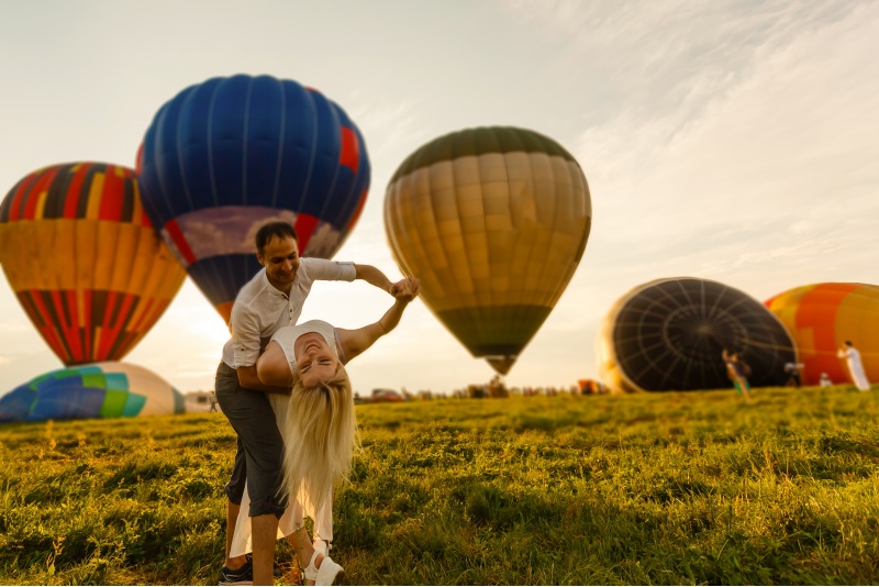 Hot air balloon flight in Helsinki - public flight