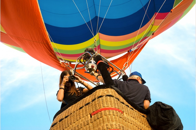 Hot air balloon flight in Helsinki - public flight