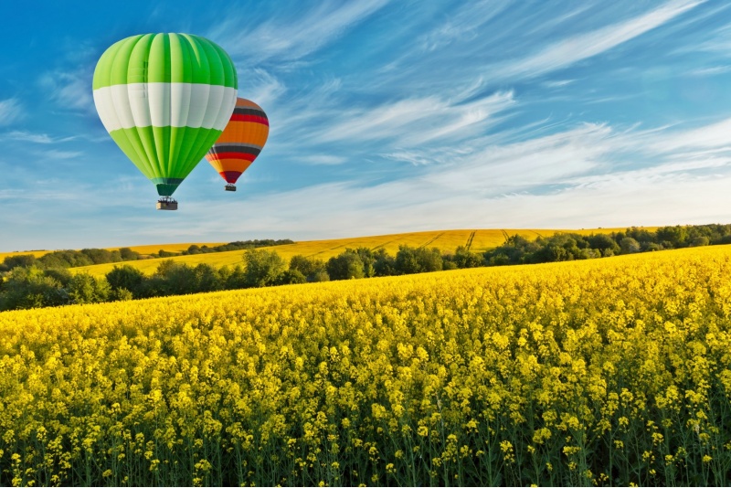 Hot air balloon flight in Helsinki - public flight