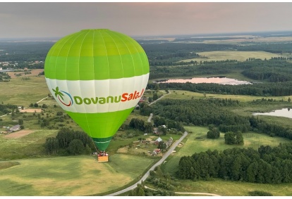 Hot air balloon flight in Vilnius