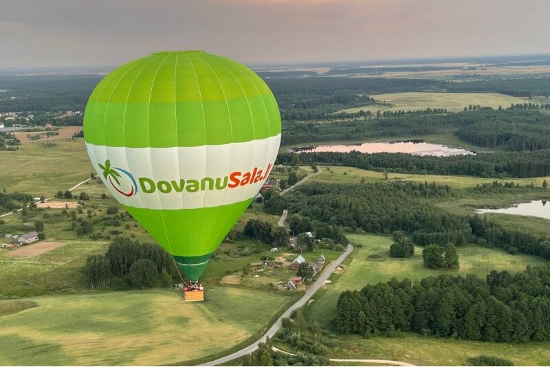 Hot air balloon flight in Vilnius