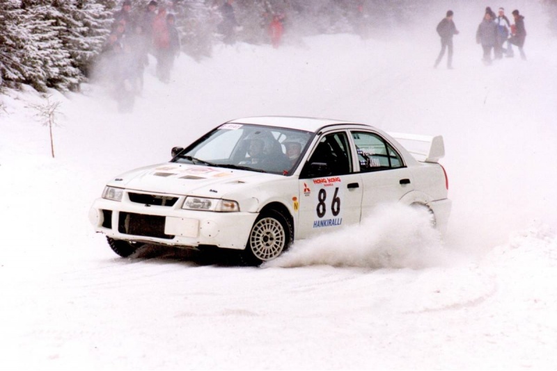 Driving experience in a rally car