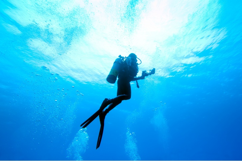 Scuba diving experiment