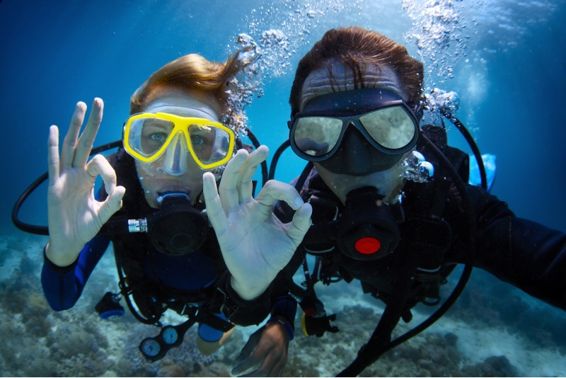 Scuba diving experiment
