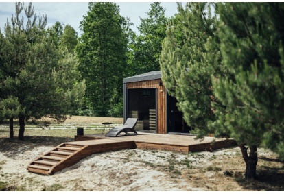 Mini-SPA area with a visit to the sauna in the recreation complex "Pazust Priedēs"