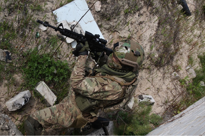 Airsoft game for 1 person