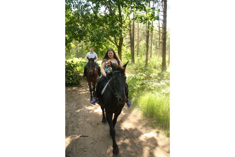 Horse riding for 2 persons