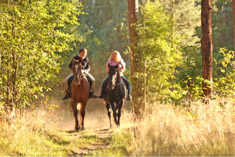 Horse riding for 2 persons