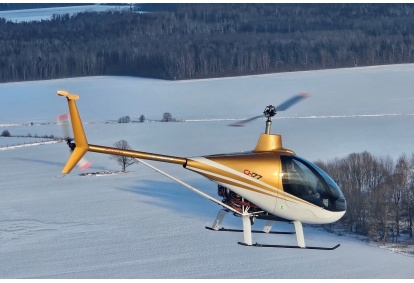 A unique helicopter flight in Lithuania