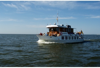 Trip by boat from Nida to Ventė Cape