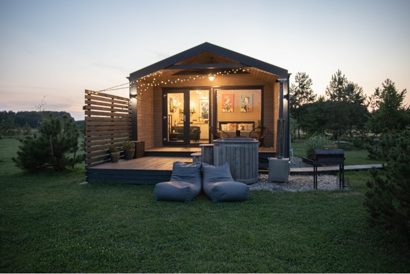 Rest in a private house "Aistis" with a jacuzzi for two in the Klaipėda district