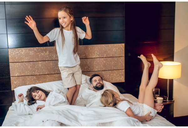 Family vacation with a visit to the sauna at Bellevue Park Hotel Riga
