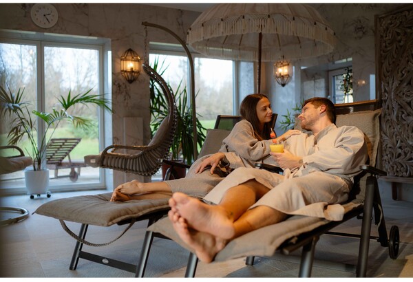 Overnight stay with SPA for two at Shanti Delux SPA in Trakai district