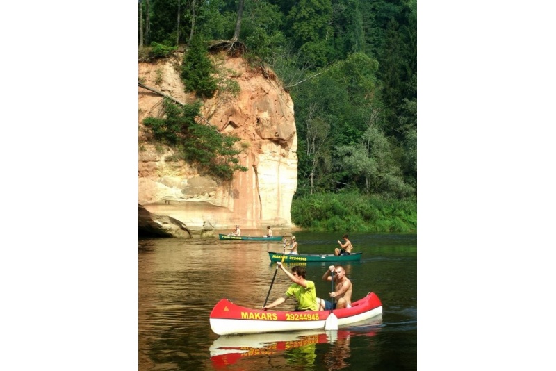 Sailing with canoe or kayak