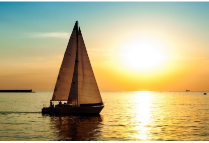 Romantic guided tour of the sail boat in the Kuršiai lagoon