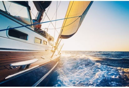 Exploratory sailing on yacht in the Kuršių lagoon (2 persons)