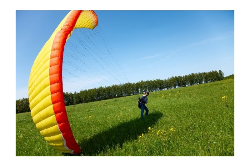 Flight on glider
