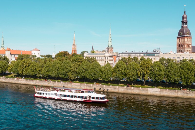 "Sunset trip" along Daugava with river boat “VECRĪGA"