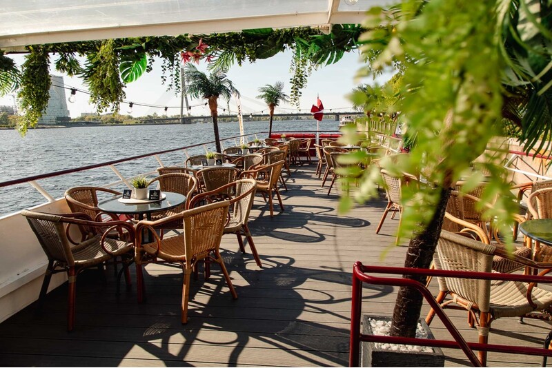 "Sunset trip" along Daugava with river boat “VECRĪGA"