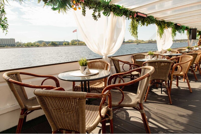 "Sunset trip" along Daugava with river boat “VECRĪGA"