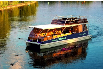 Enjoy the beauty of Trakai lake with the help of "Holiday-boat"