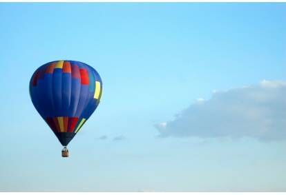 Hot air balloon flight for 6