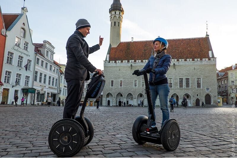 Riding with Segway in Tallinn
