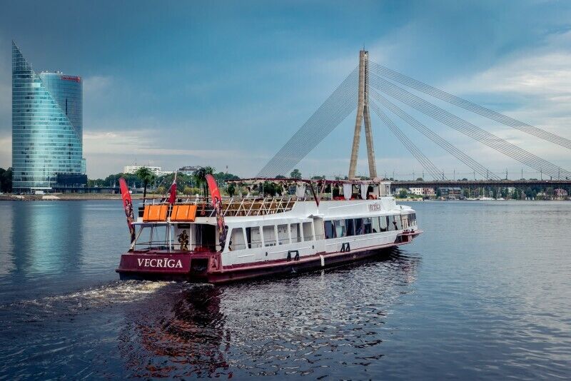 Trip on the river Daugava with boat "VECRIGA"