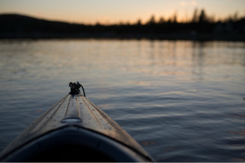 Sailing with canoe or kayak