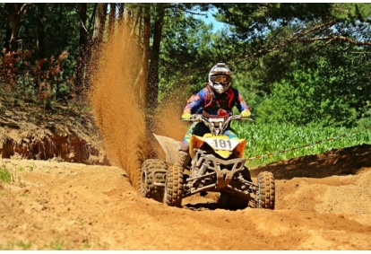 Ride on quad bike for two