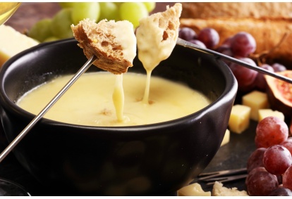 Cheese fondue in Kaunas