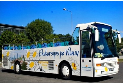 Guided tour by bus in Vilnius (for 2 persons)