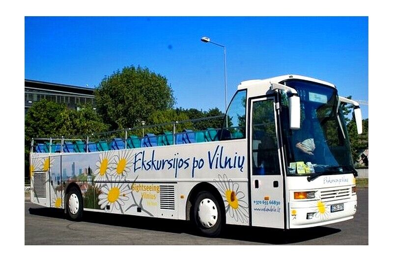 Guided tour by bus in Vilnius (for 2 persons)
