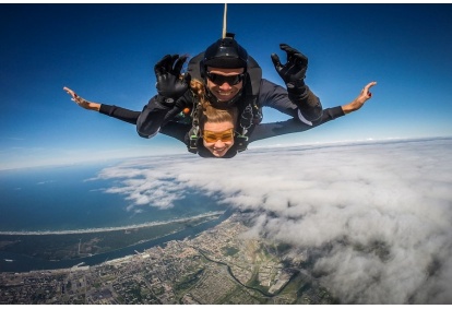 The Tandem parachute jump in Klaipeda