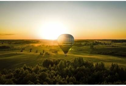 Morning hot air balloon flight in Vilnius or Trakai with "Aviation center"