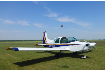 Overview training flight by plane over Kaunas with "Aero Pilot"