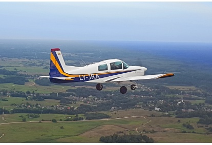 Romantic plane flight over Kaunas with "Aero Pilot"