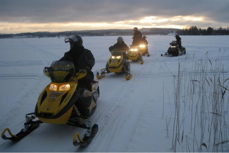 Snowmobile safari