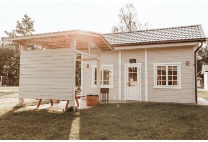 A relaxing overnight stay in a cabin and a visit to the sauna for 4-6 persons "Bārtas Krasts"