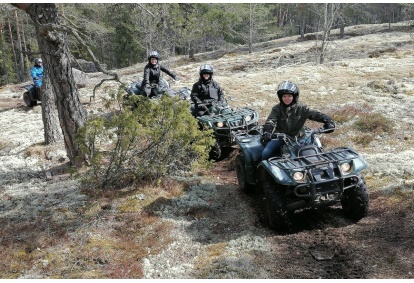 An experiential ATV safari for two