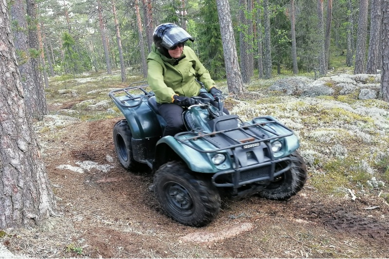 An exhilarating quad bike safari for two