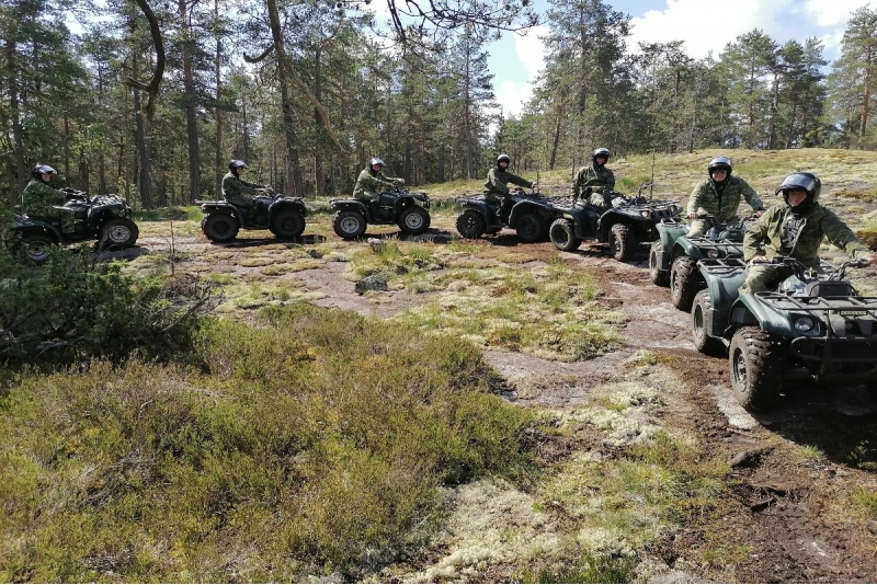 An exhilarating quad bike safari for two