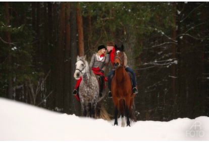 Horse riding and photo session for two